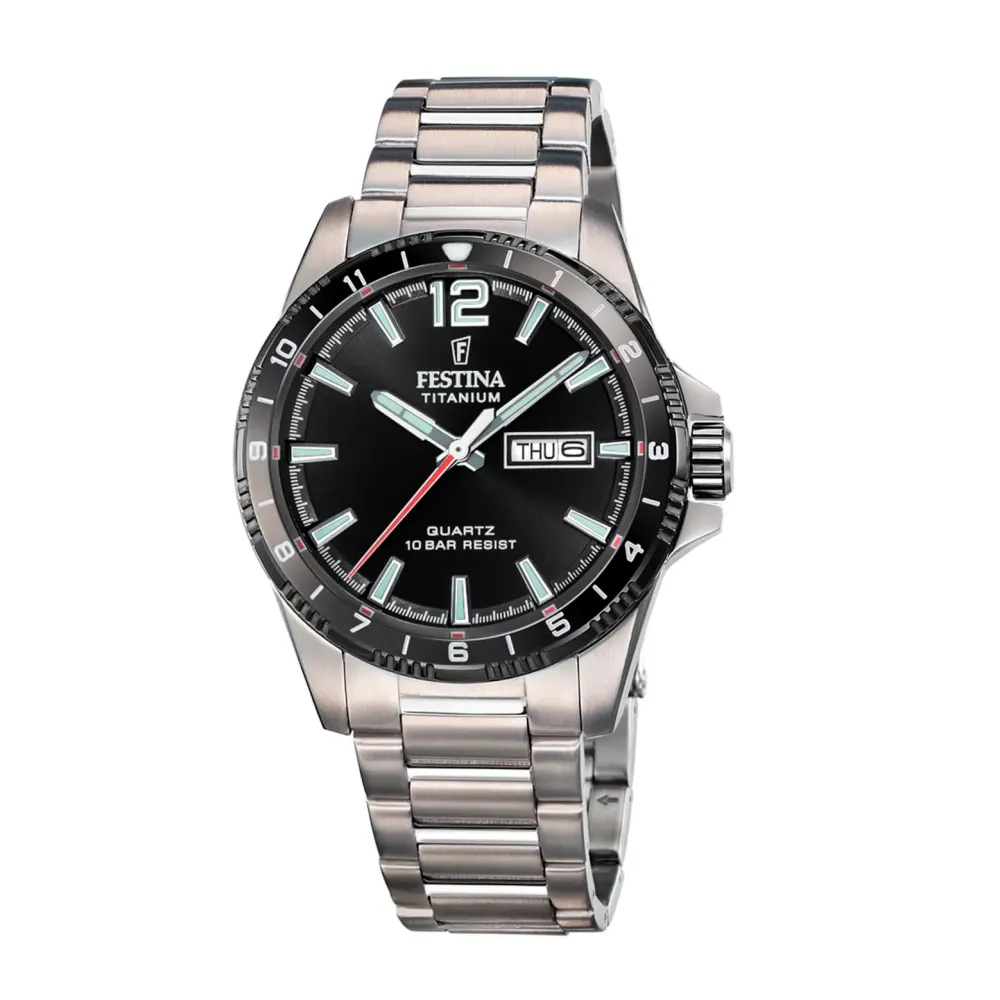 Festina ure Festina Titanium F20698/4 | Herreure Med Lænke | Herreure I Titanium
