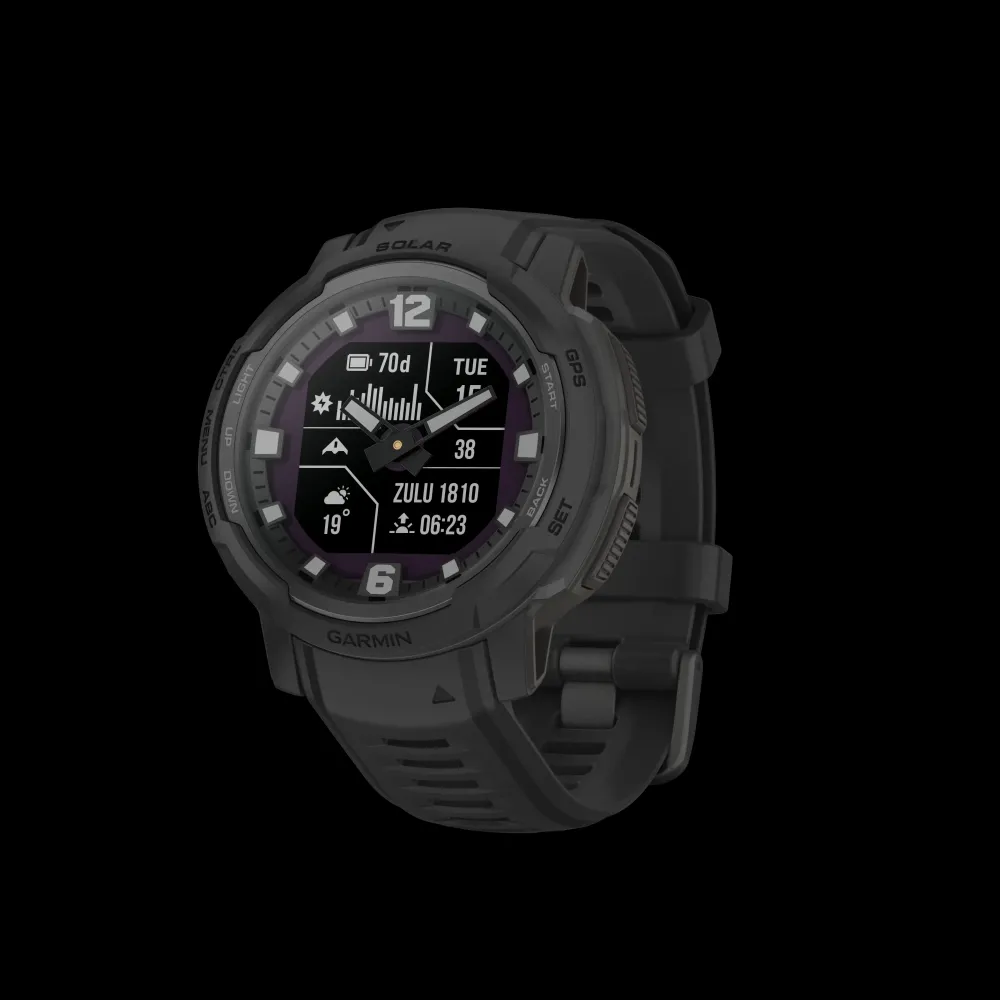 Garmin ure Garmin Instinct Crossover Solar - Tactical Edition 010-02730-00 | Smartwatches | Herreure Med Rem