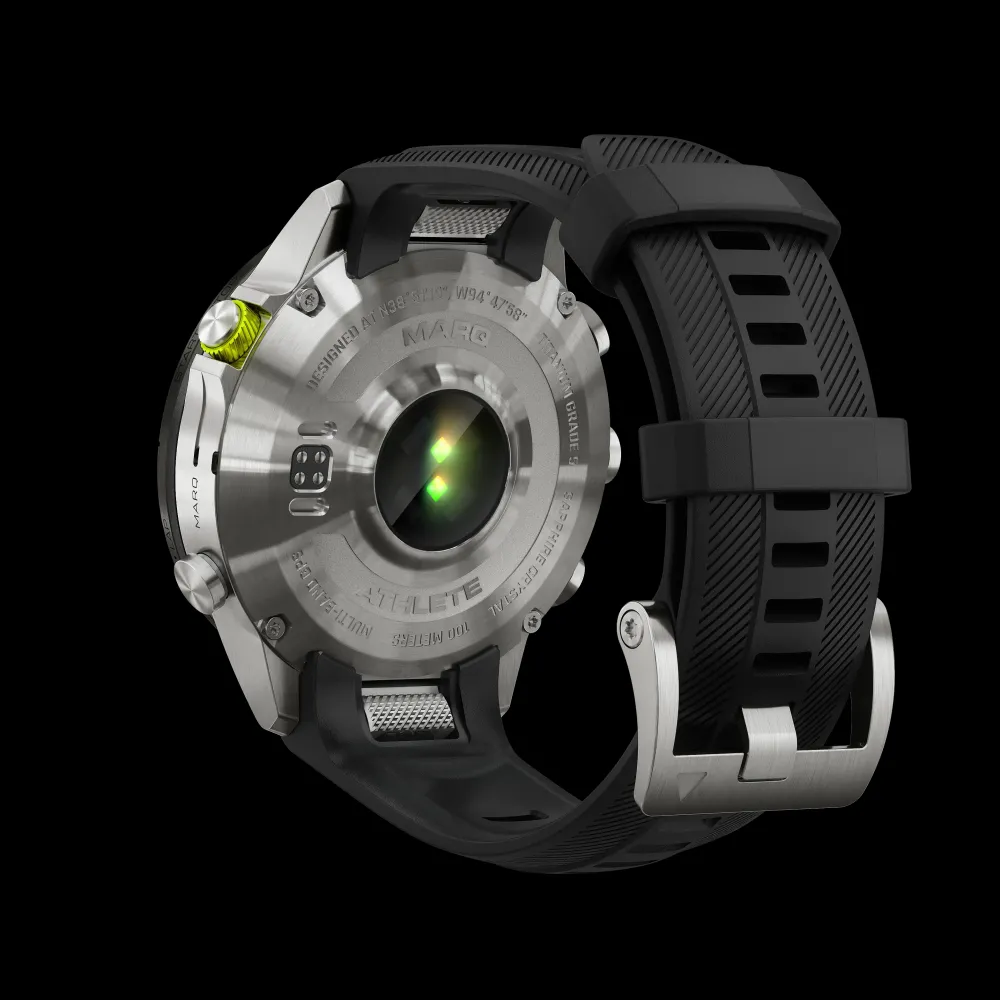 Garmin ure Garmin MARQ Athlete GEN2 010-02648-41 | Herreure I Titanium | Herreure Med Rem