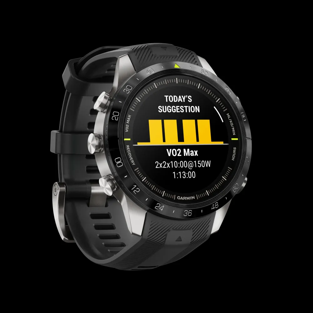 Garmin ure Garmin MARQ Athlete GEN2 010-02648-41 | Herreure I Titanium | Herreure Med Rem