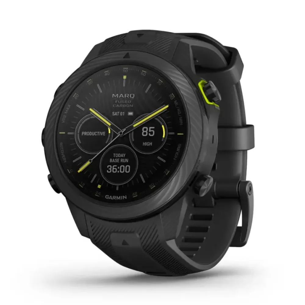 Garmin ure Garmin MARQ Athlete Gen 2 Carbon Edition 010-02722-11 | Herreure Med Rem | Herreure I Titanium