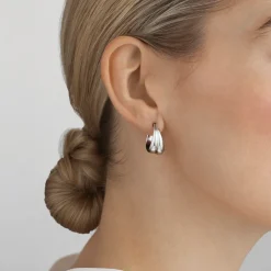 Georg Jensen Curve øreringe 10017502 | Øreringe | Sølvsmykker