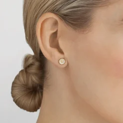Georg Jensen Daisy øreringe 10018924 | Øreringe | Forgyldte Sølvsmykker