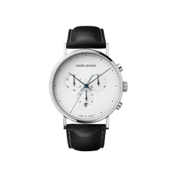 Georg Jensen Koppel 41mm 10019587 | Herreure Med Rem | Herreure I Stål