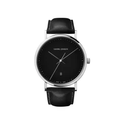 Georg Jensen Koppel 41mm 10019774 | Herreure Med Rem | Herreure I Stål