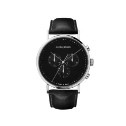 Georg Jensen Koppel 41mm 10019775 | Herreure Med Rem | Herreure I Stål