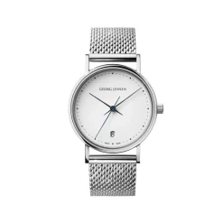 Georg Jensen Koppel 32mm 10019770 | Dame Dameure I Stål | Dameure Med Lænke