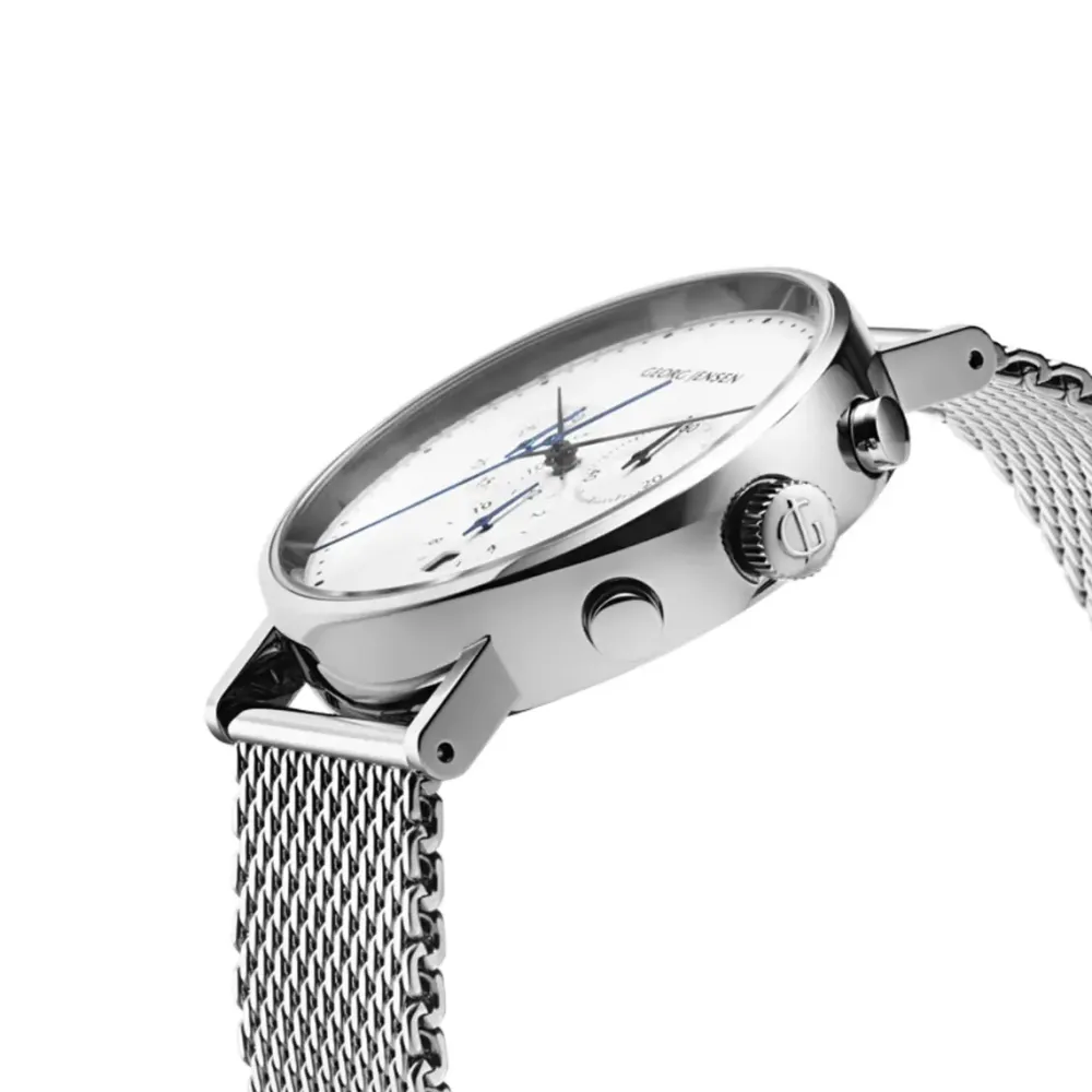 Georg Jensen Koppel 41mm 10019776 | Herreure Med Lænke | Herreure I Stål