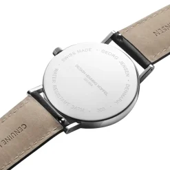 Georg Jensen Koppel 41mm 10019774 | Herreure Med Rem | Herreure I Stål