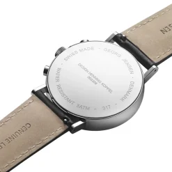 Georg Jensen Koppel 41mm 10019775 | Herreure Med Rem | Herreure I Stål