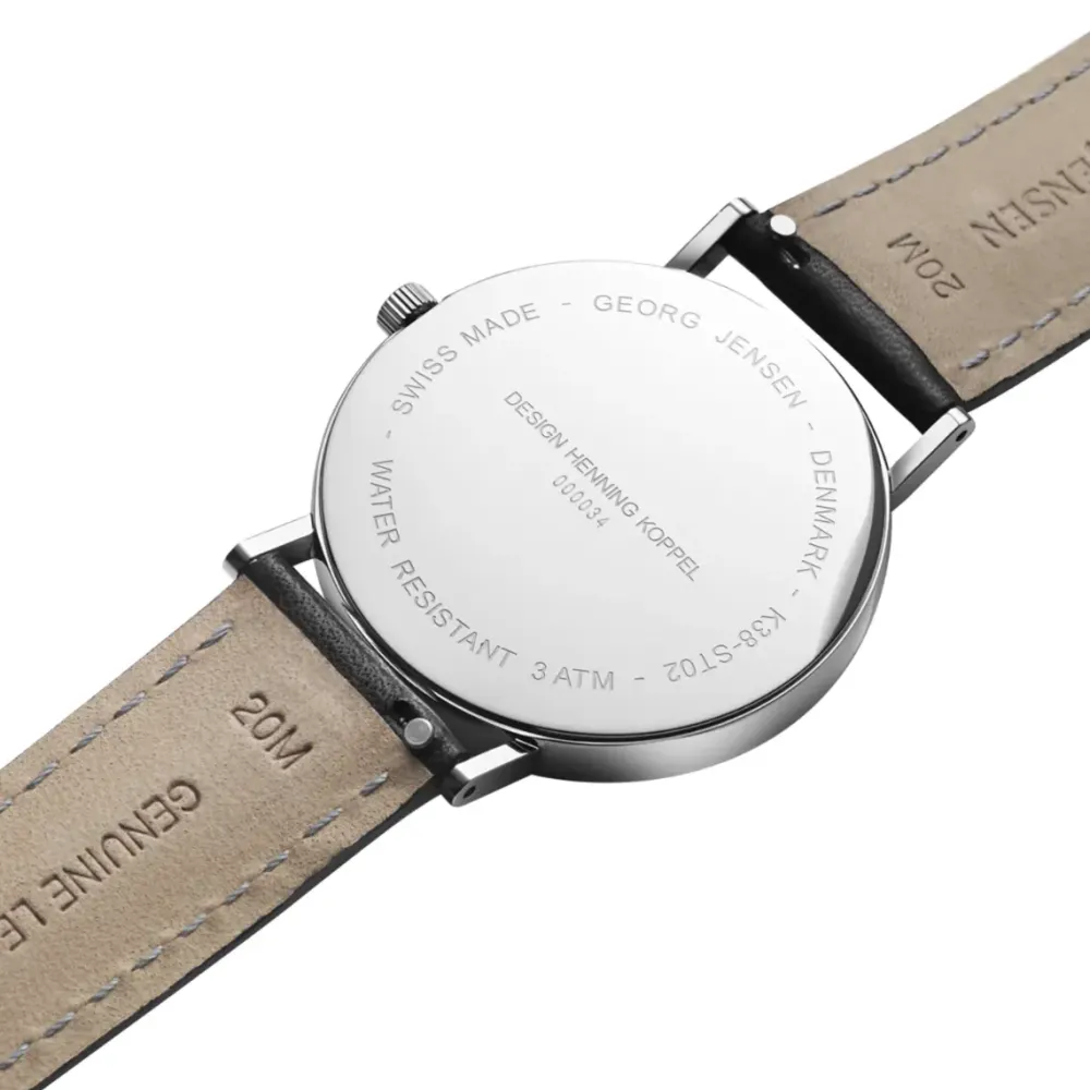 Georg Jensen Koppel 32mm 3575701 | Dame Dameure Med Rem | Dameure I Stål