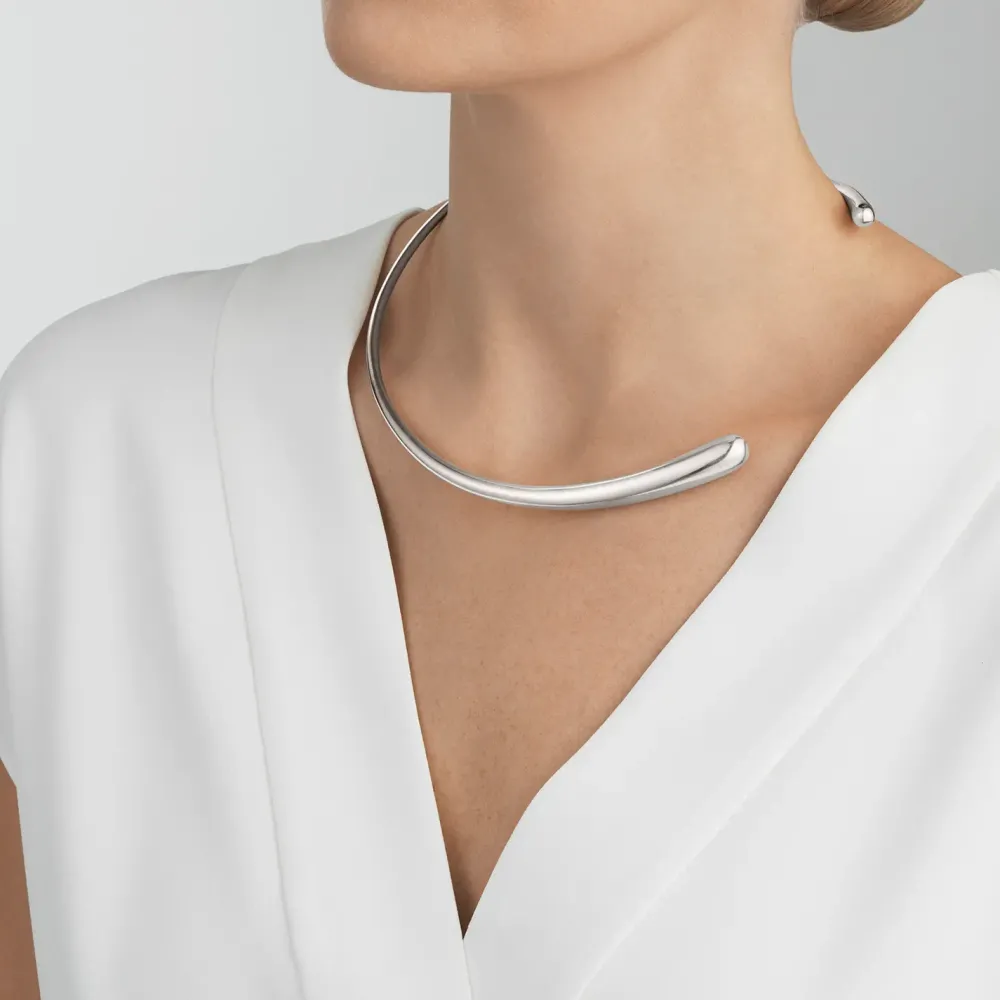 Georg Jensen Mercy halsring 20000069 | Halskæder | Sølvsmykker