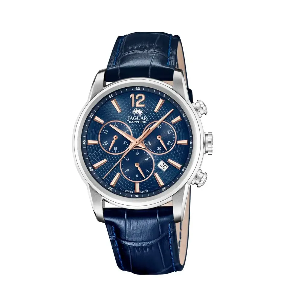 Jaguar ure Jaguar Acamar Chrono J968/2 | Herreure Med Rem | Herreure I Stål
