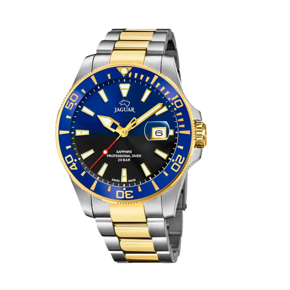 Jaguar ure Jaguar Executive Diver J863/3 | Herreure Med Lænke | Herreure I Bicolor