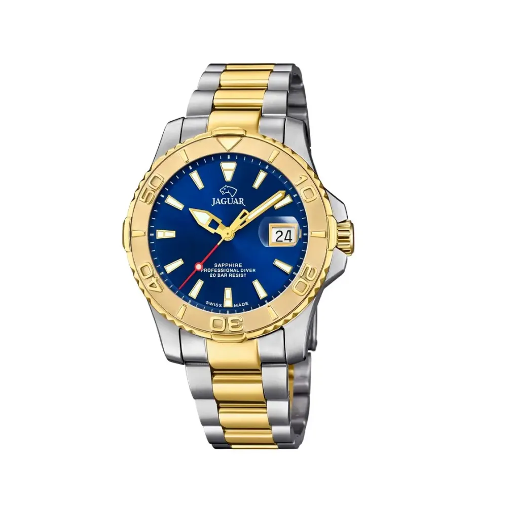 Jaguar ure Jaguar Executive Diver J970/2 | Dame Dameure Med Lænke | Dameure I Bicolor