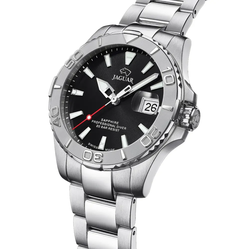 Jaguar ure Jaguar Executive Diver J969/4 | Dame Dameure Med Lænke | Dameure I Stål