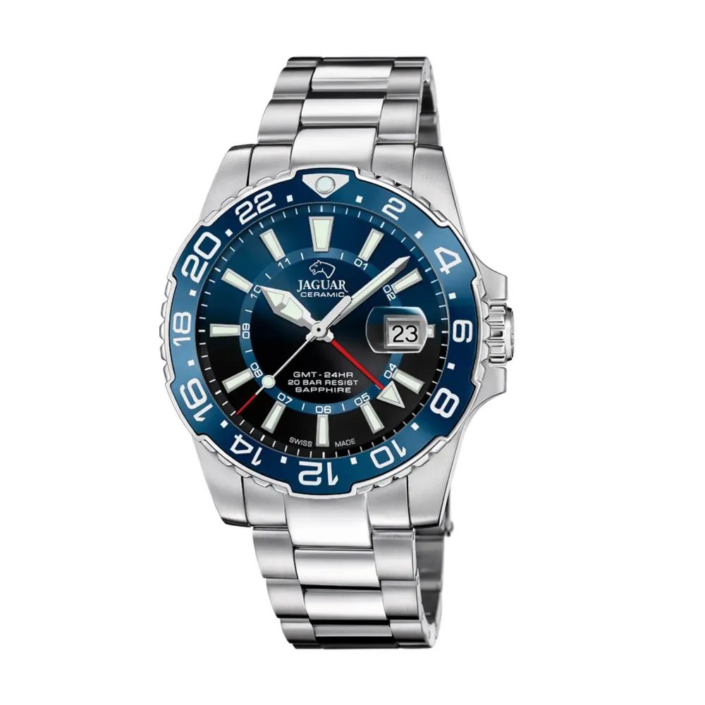 Jaguar ure Jaguar GMT Diver J1011/2 | Herreure Med Lænke | Herreure I Stål