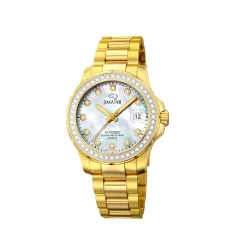 Jaguar ure Jaguar Lady Diver J895/1 | Dame Dameure Med Lænke | Dameure I Gulddouble