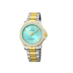 Jaguar ure Jaguar Lady Diver J893/5 | Dame Dameure Med Lænke | Dameure I Bicolor