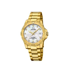 Jaguar ure Jaguar Lady Executive Diver J898/1 | Dame Dameure Med Lænke | Dameure I Gulddouble