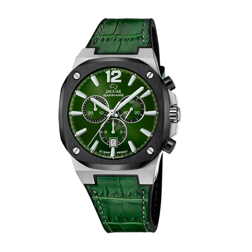 Jaguar ure Jaguar Rondcarre Chrono J1026/3 | Herreure Med Rem | Herreure I Stål