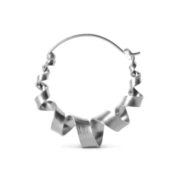 Jane Kønig smykker Jane Kønig Curly ørering JK-0321E-S | Øreringe | Sølvsmykker