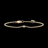 Julie Sandlau smykker Julie Sandlau Finesse armbånd BR271 GD CZ | Armbånd | Forgyldte Sølvsmykker