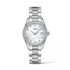 Longines Conquest Classic 34mm L2.386.0.87.6 | Dame Dameure Med Lænke | Dameure I Stål