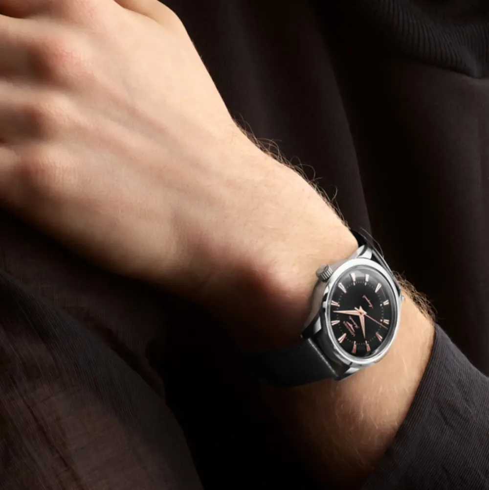Longines Conquest Heritage 38mm L1.649.4.52.2 | Herreure Med Rem | Herreure I Stål