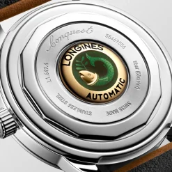 Longines Conquest Heritage 38mm L1.649.4.72.2 | Herreure Med Rem | Herreure I Stål