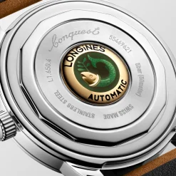 Longines Conquest Heritage 40mm L1.650.4.72.2 | Herreure Med Rem | Herreure I Stål
