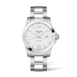 Longines Conquest 41mm L3.759.4.76.6 | Herreure I Stål | Herreure Med Lænke