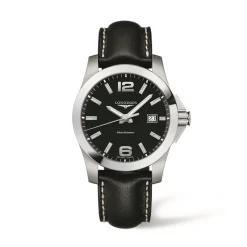 Longines Conquest 41mm L3.759.4.58.3 | Herreure Med Rem | Herreure I Stål