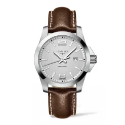 Longines Conquest 43mm L3.760.4.76.5 | Herreure I Stål