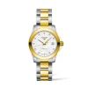 Longines Conquest 34mm L3.377.3.87.7 | Dame Dameure Med Lænke | Dameure I Bicolor