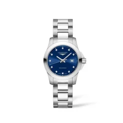 Longines Conquest 29,5mm L3.376.4.97.6 | Dame Dameure Med Lænke | Dameure I Stål