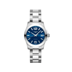 Longines Conquest 34mm L3.377.4.96.6 | Dame Dameure Med Lænke | Dameure I Stål