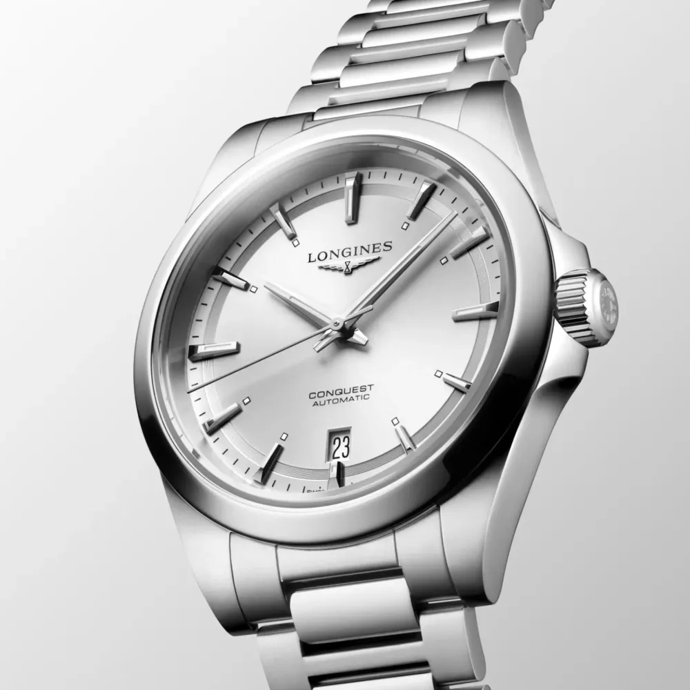 Longines Conquest 38mm L3.720.4.72.6 | Herreure Med Lænke | Herreure I Stål