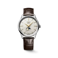 Longines Flagship Heritage 38,5mm L4.815.4.78.2 | Herreure Med Rem | Herreure I Stål