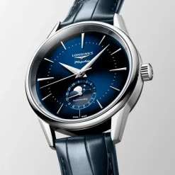 Longines Flagship Heritage 38,5mm L4.815.4.92.2 | Herreure Med Rem | Herreure I Stål