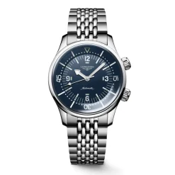 Longines Heritage Legend Diver 39mm L3.764.4.90.7 | Herreure Med Lænke | Herreure I Stål