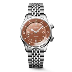 Longines Heritage Legend Diver 39mm L3.764.4.96.6 | Herreure Med Lænke | Herreure I Stål