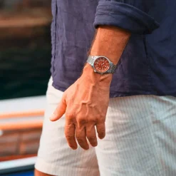 Longines Heritage Legend Diver 39mm L3.764.4.96.6 | Herreure Med Lænke | Herreure I Stål