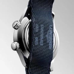 Longines Heritage Legend Diver 39mm L3.764.4.90.2 | Herreure Med Rem | Herreure I Stål