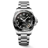 Longines HydroConquest GMT 41mm L3.790.4.56.6 | Herreure Med Lænke | Herreure I Stål