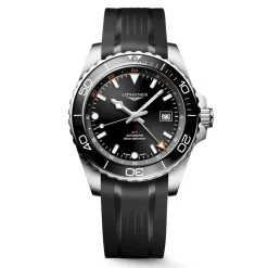 Longines HydroConquest GMT 43mm L3.890.4.56.9 | Herreure Med Rem | Herreure I Stål