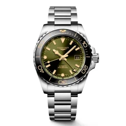 Longines HydroConquest GMT 41mm L3.790.4.06.6 | Herreure Med Lænke | Herreure I Stål