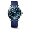 Longines HydroConquest GMT 41mm L3.790.4.96.9 | Herreure Med Rem | Herreure I Stål