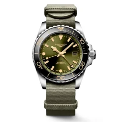 Longines HydroConquest GMT 41mm L3.790.4.06.2 | Herreure Med Rem | Herreure I Stål