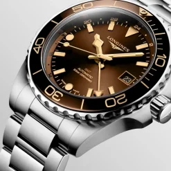Longines HydroConquest GMT 41mm L3.790.4.66.6 | Herreure Med Lænke | Herreure I Stål